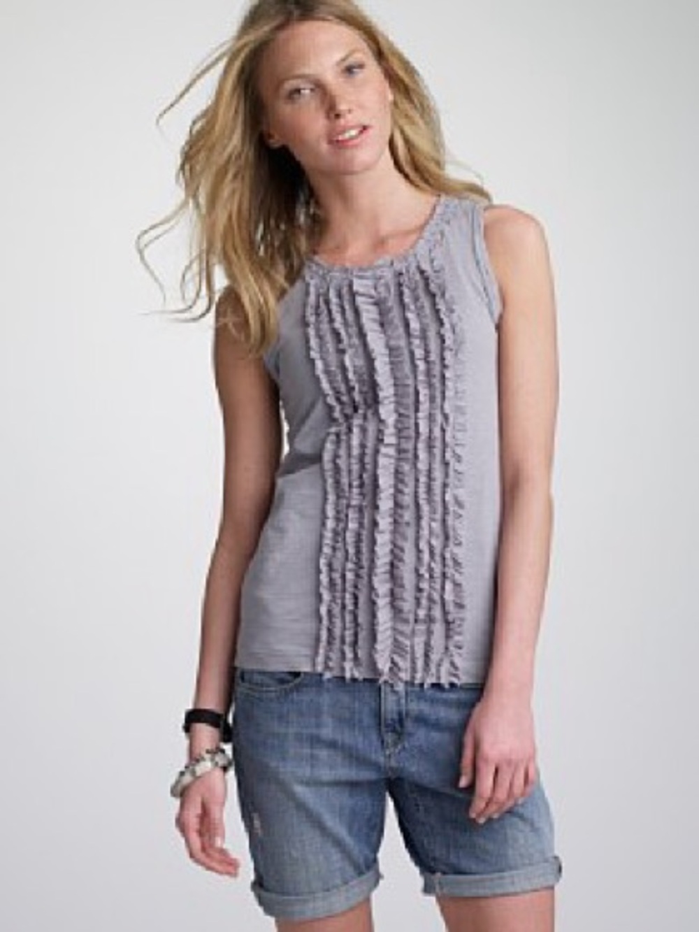J Crew Ruffled Tank Light Pink Size Large - Picture 11 of 11